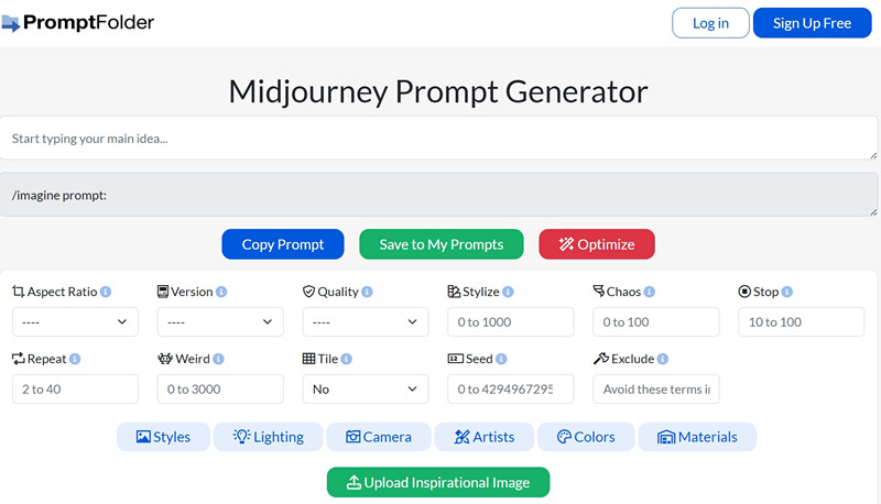 Midjourney Prompt Generator