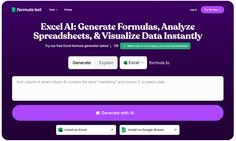 Formula bot