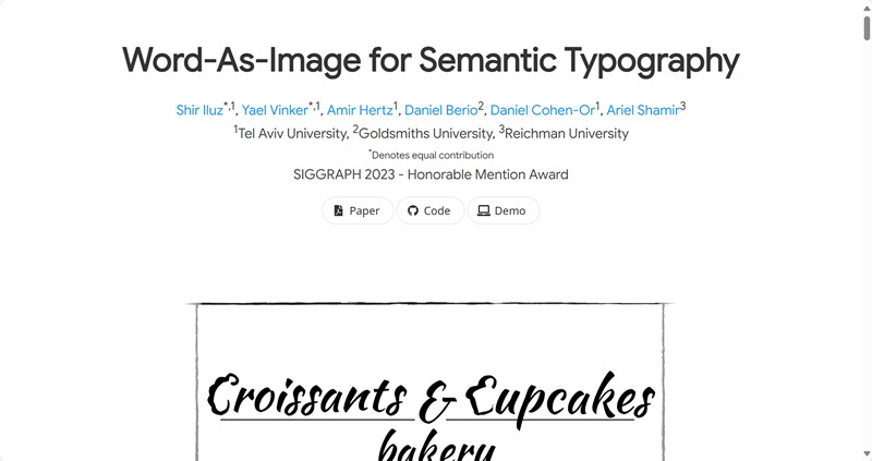 Word-As-Image