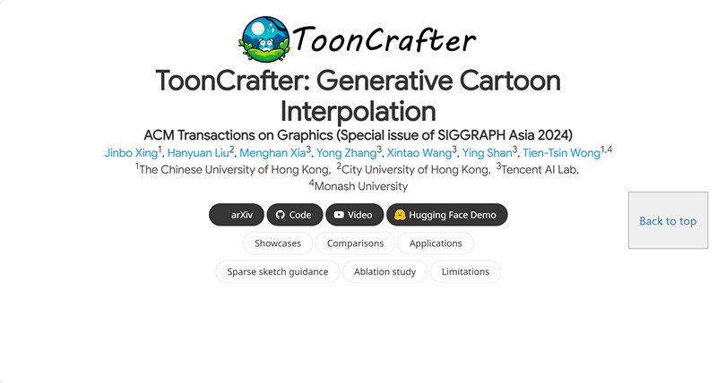 ToonCrafter ToonCrafter