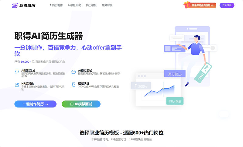 职得AI简历