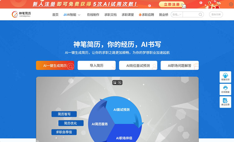 神笔简历